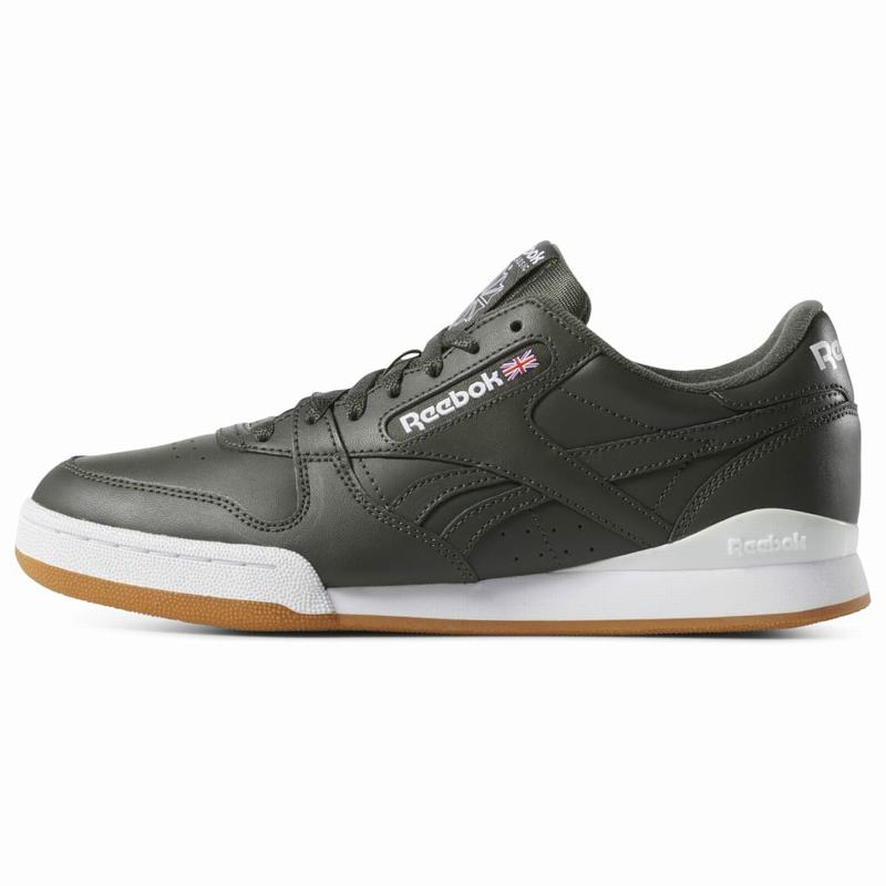 Reebok Phase 1 Pro Tenisky Panske - Tmavo Zelene/Biele HG4974MV